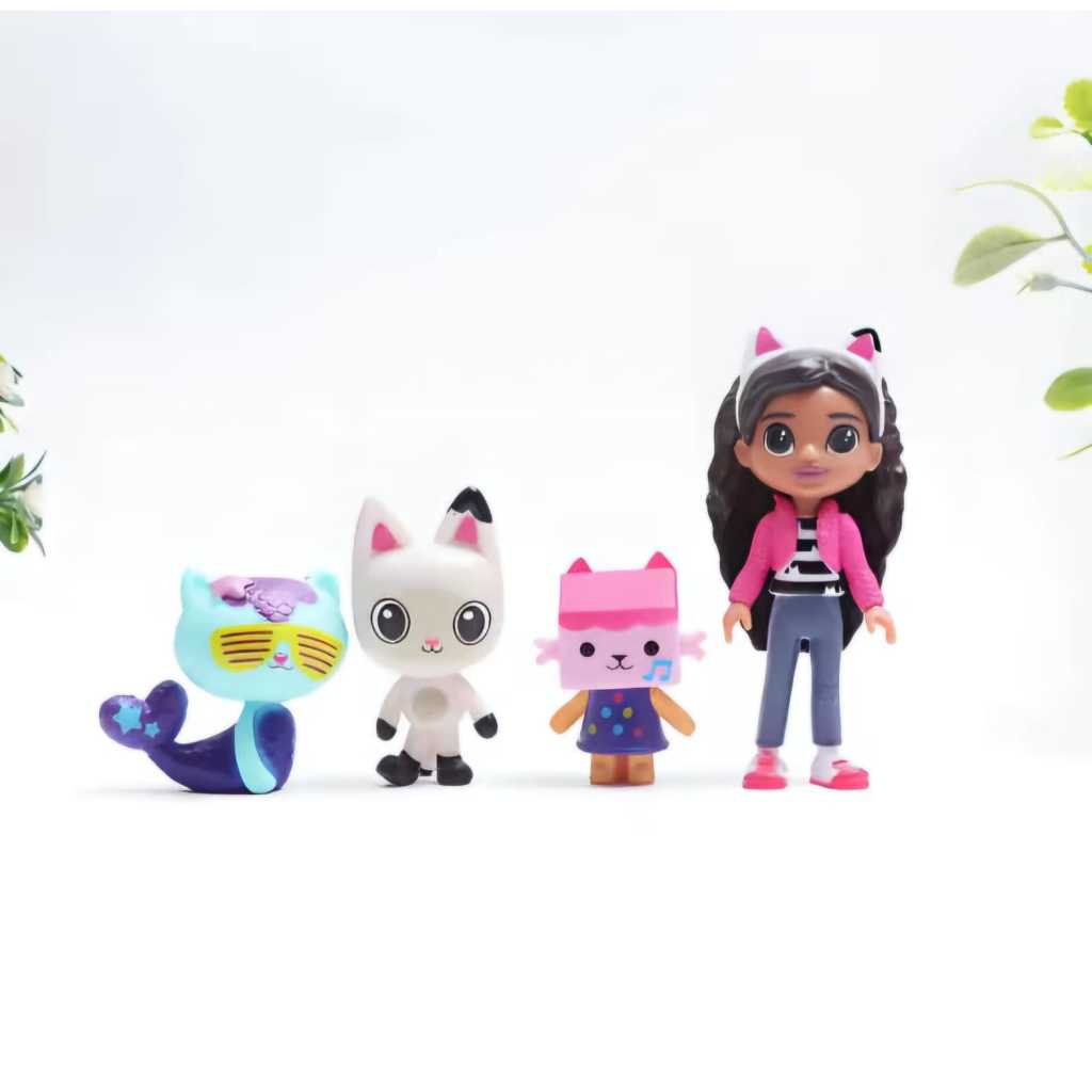 Kit com 13 Miniaturas Gabby Dollhouse - Casa Mágica da Gabby