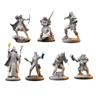 Kit Completo Miniaturas RPG Impressão 3D para D&D Dungeons and Dragons DnD