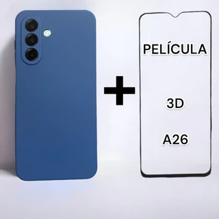 Kit capa capinha case Samsung GALAXY A26 + Pelicula 3D