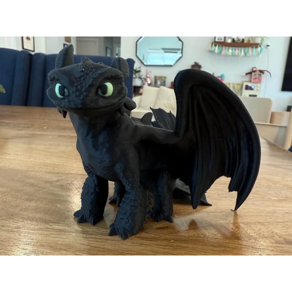 BONECO COLECIONAVEL BANGUELA "COMO TREINAR SEU DRAGAO" ! impressao em 3D!!