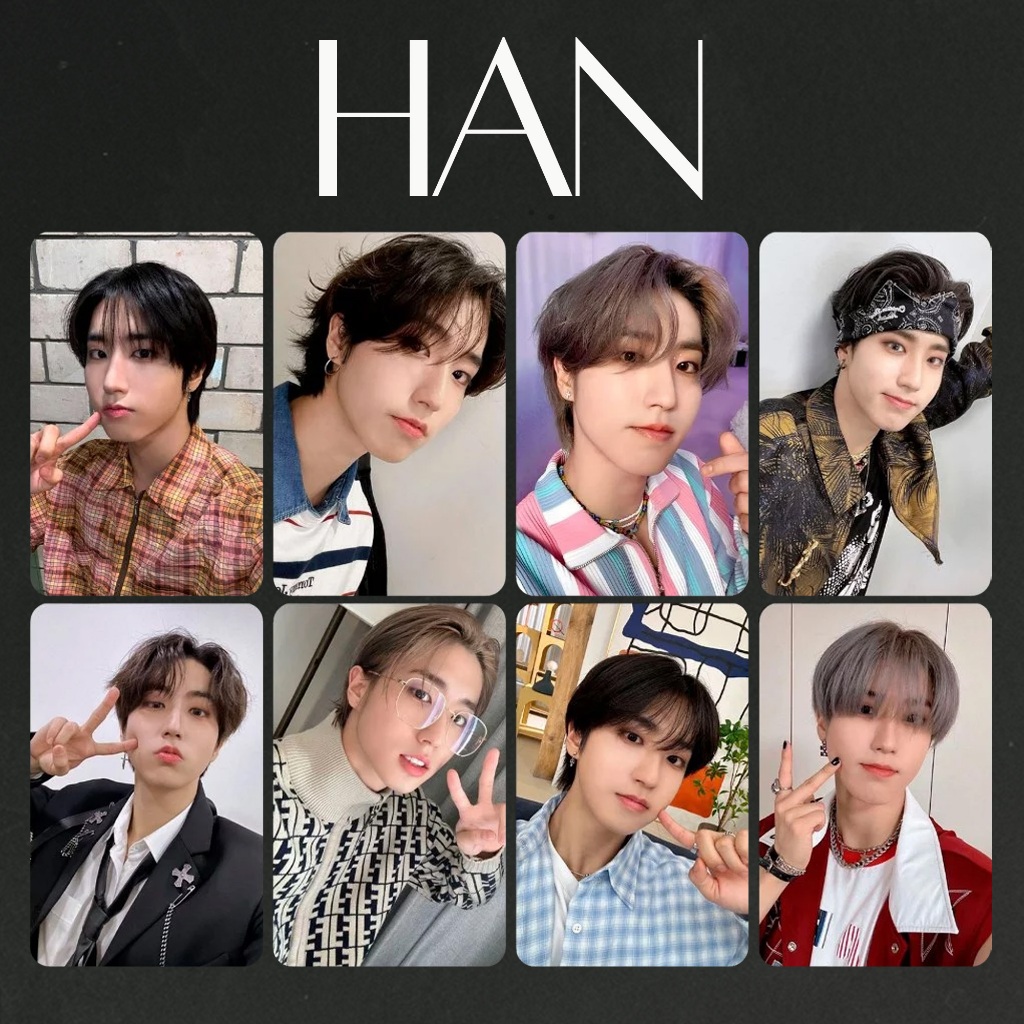 Han 'Stray Kids' | Kit com 9 Photocards K-pop | Shopee Brasil