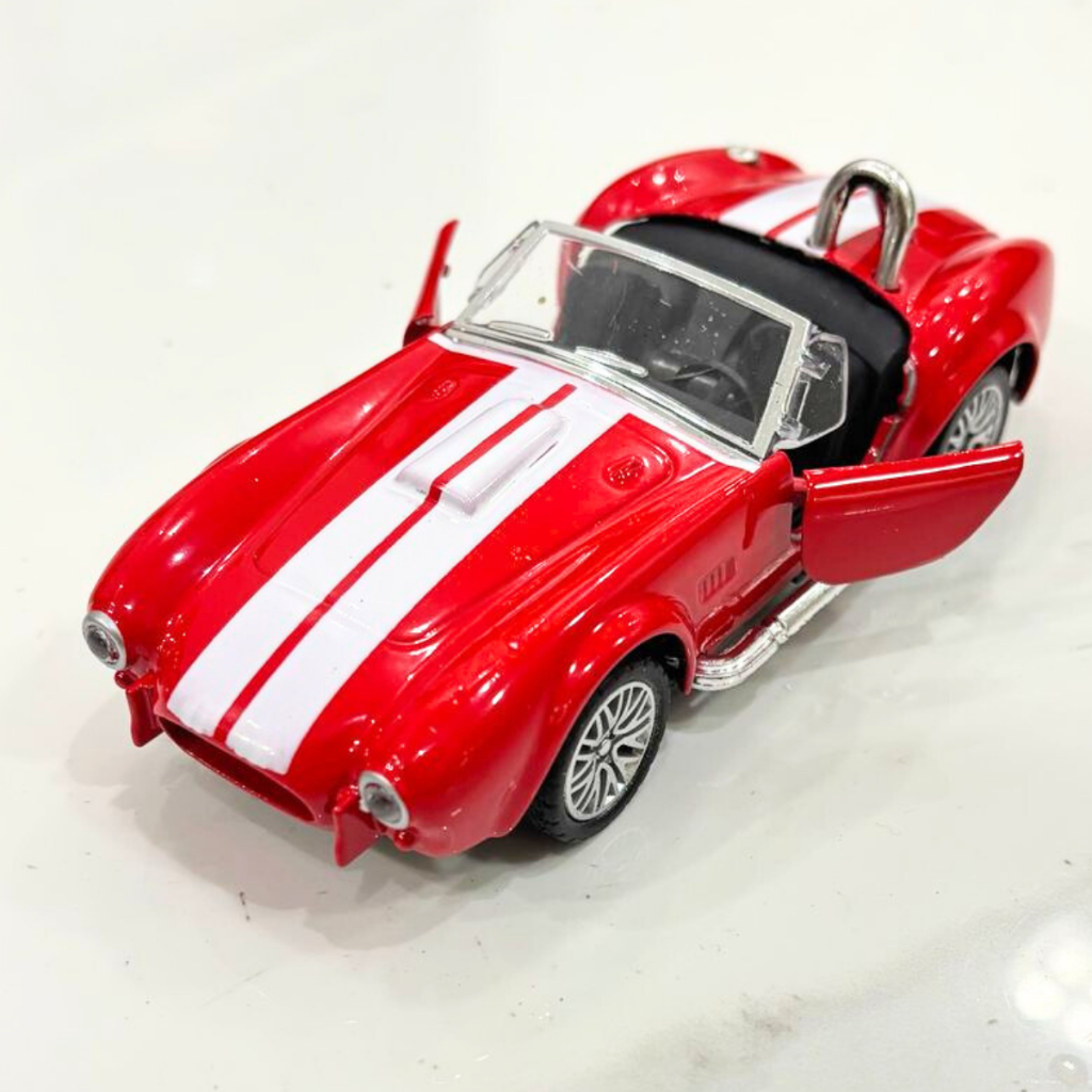 Miniatura carro de ferro Shelby Cobra | Shopee Brasil