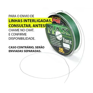 Linha Multifilamento Maruri Max Force 4X Super PE Verde Linha de Pesca