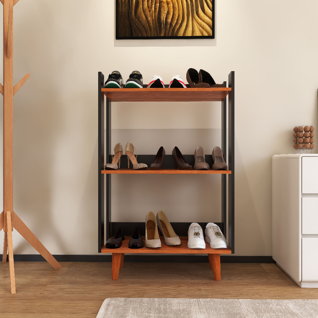 Sapateira Organizadora de Madeira Vertical Movlar - Mod.0704 | Shopee ...