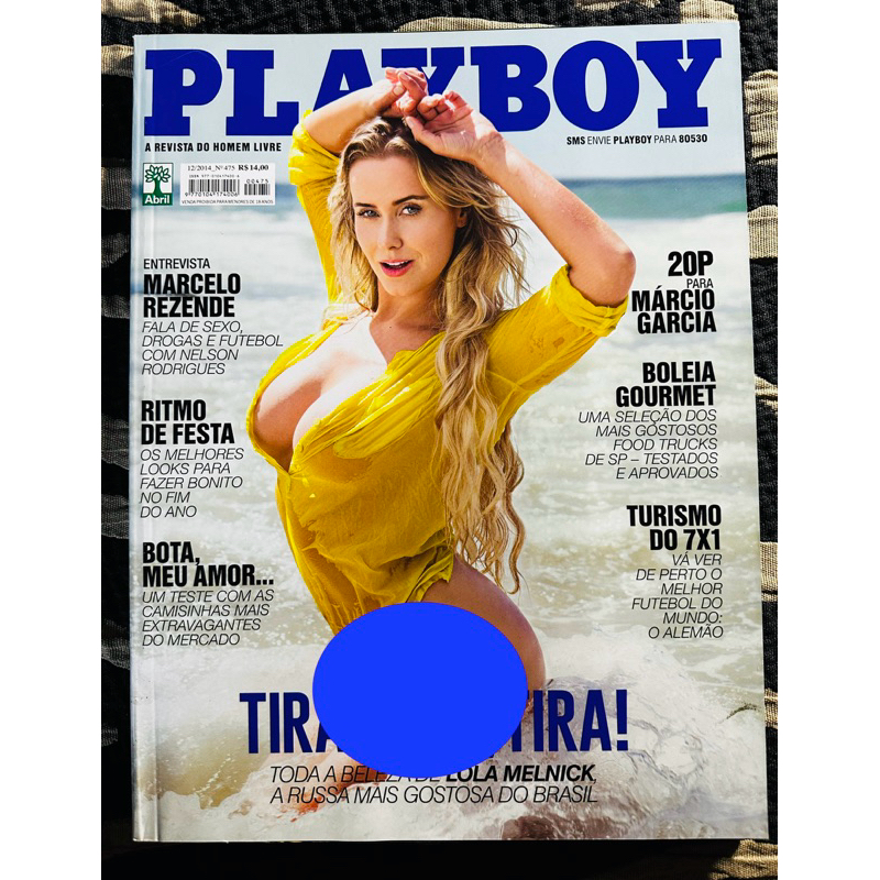 Revista Playboy 14 Lola Melnick Romina Playmates nuas | Shopee Brasil