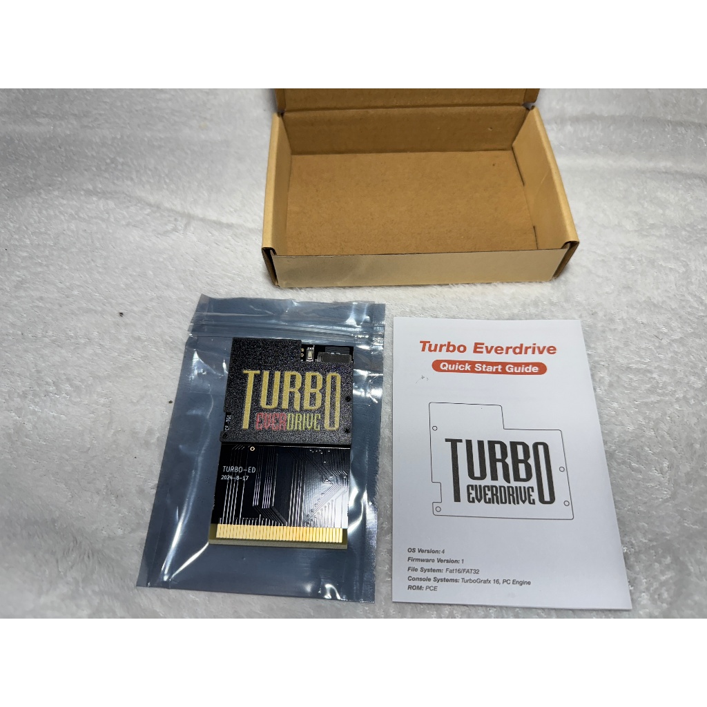 Para console Pc Engine - Turbo Grafx 16 - Turbo Ever drive Cartao Sd ...