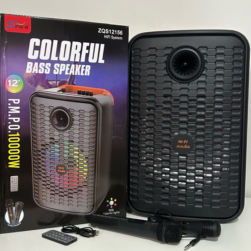 CAIXA DE SOM BLUETOOTH COM FONE DE 12 POLEGADAS COM DOIS MICROFONES UM ...