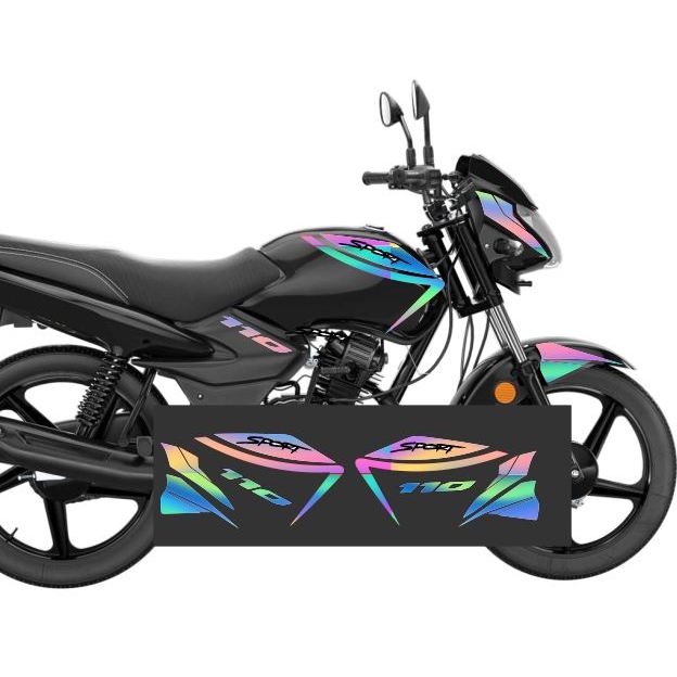 kIT Adesivos Mottu TSV 110 Holográfico/camaleão | Shopee Brasil