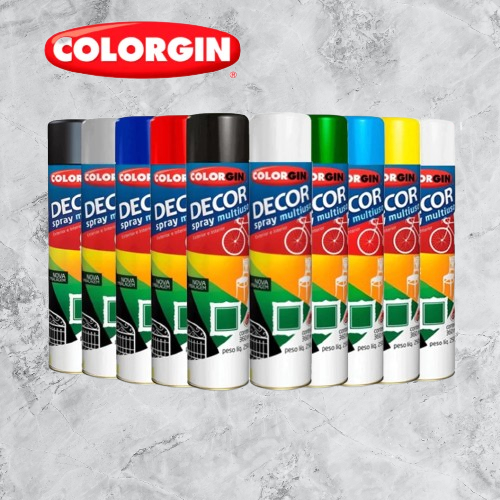 Spray Tinta Colorgin Decor 360ml Multiuso | Shopee Brasil