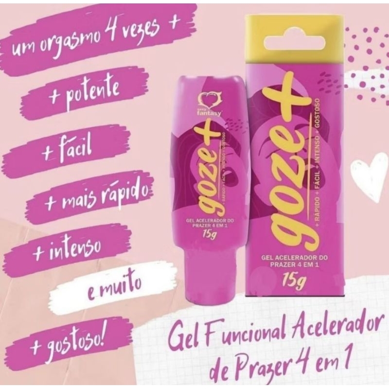 Goze+ Gel 15g Acelerador do prazer 4×1 | Shopee Brasil