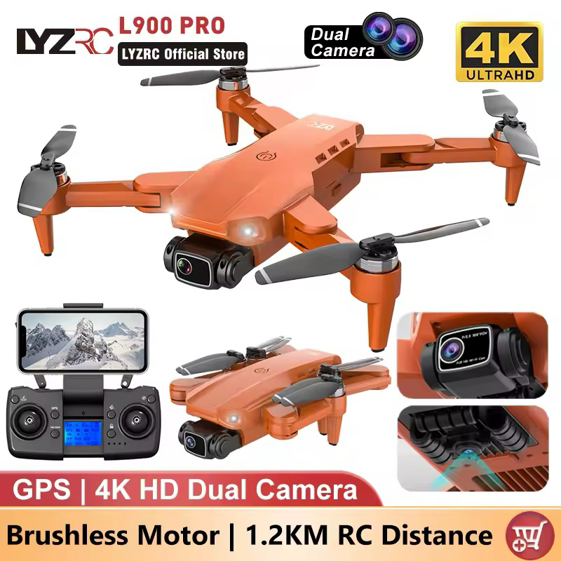 Drone L900 Pro Se 4k / GPS 1,2km 25m / 5g wifi (Drone Profissional ...