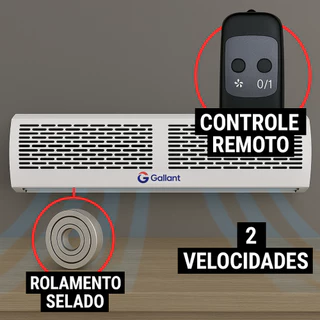 Cortina de Ar Gallant Pro 150 cm com Controle 220V GCA15MCC-BR220 em Oferta na Shopee