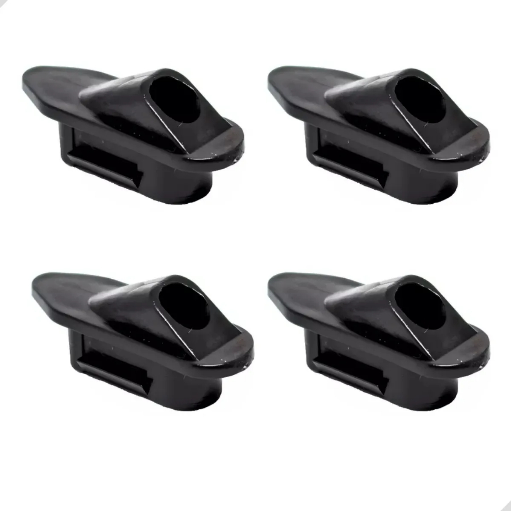 4x Terminal Tampa Passa Cabo Conduite Quadro Preto Rava Jump e Storm Para Bike Bicleta Mtb Speed