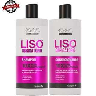 Kit Profissional 2 Itens Capilar Liso Obrigatório 1 Litro | Kit Profissional Para Cabelos Lisos em Oferta na Shopee