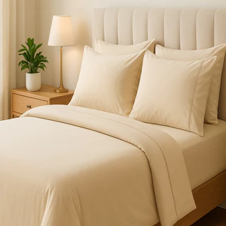 Jogo de Lençol 400 Fios Micropercal Casal Queen King com Fronha e Elástico Ponto Palito em Oferta na Shopee