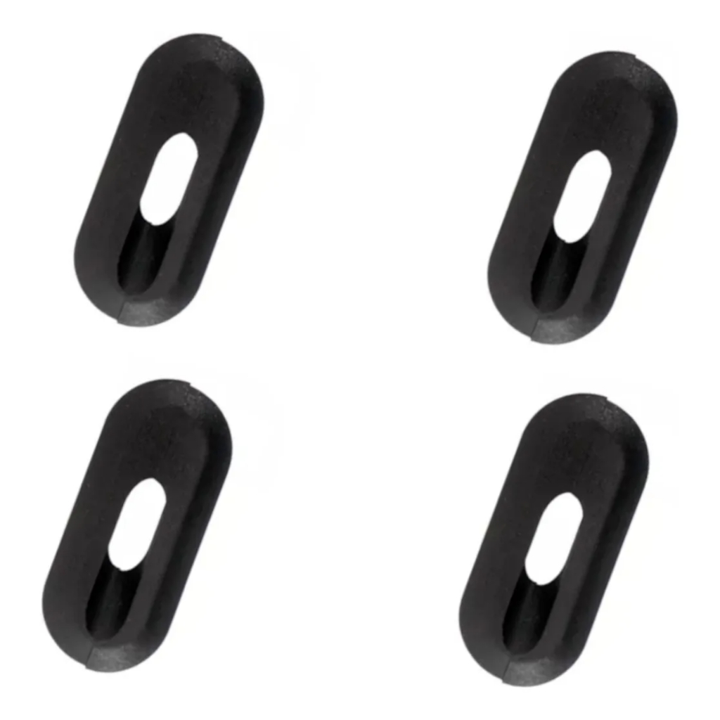 4 X Terminal Tampa Passa Cabo Conduite Quadro Triplo Preto Rava Bike Bicicleta