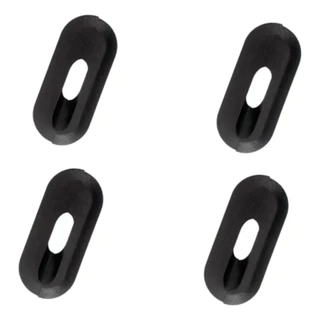 4 X Terminal Tampa Passa Cabo Conduite Quadro Triplo Preto Rava Bike Bicicleta