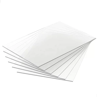 Chapa Poliestireno Cristal 1mt X50cm Similar Acrilico