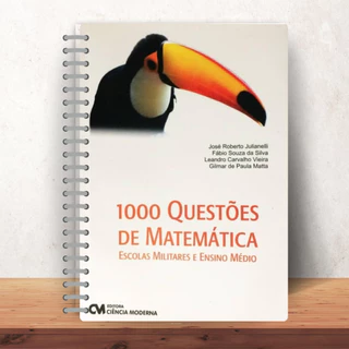 1000 Questões de Matemática, Impressão de Apostila Preto e Branco