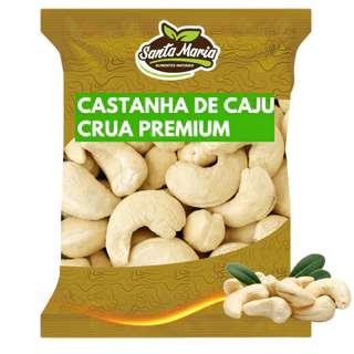 Castanha de Caju Crua 1 kg - Santa Maria Alimentos