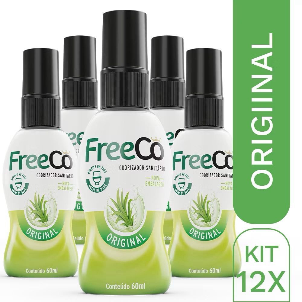 Freecô Bloqueador de Odores Sanitários Freecô Original Com 12 Unidades ...