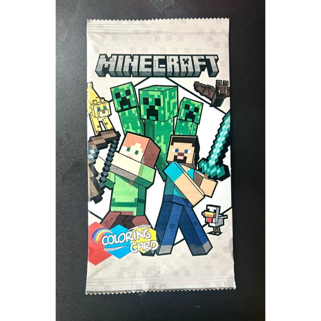 ENVELOPE DE CARDS PARA COLORIR MINECRAFT | Shopee Brasil