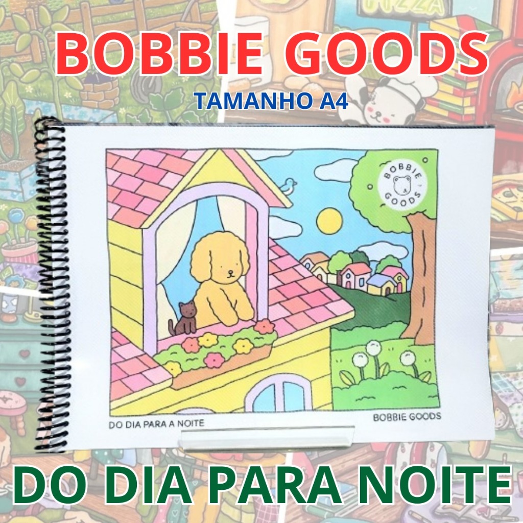 Livro Do dia para a noite (Day to night) – Livro de colorir Bobbie ...
