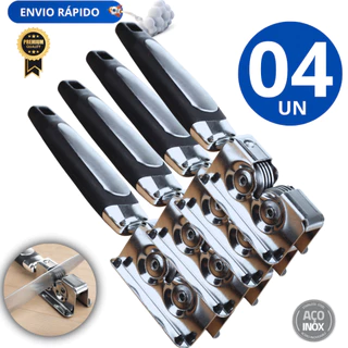 04 Unidades Afiador Amolador de Faca Tesoura Variáveis Utilidades  Canivete Lâmina Inox Multifuncional em Oferta na Shopee