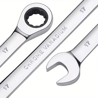 Kit 7 Peças Chave Ferramenta Combinada Catraca Boca Profissional