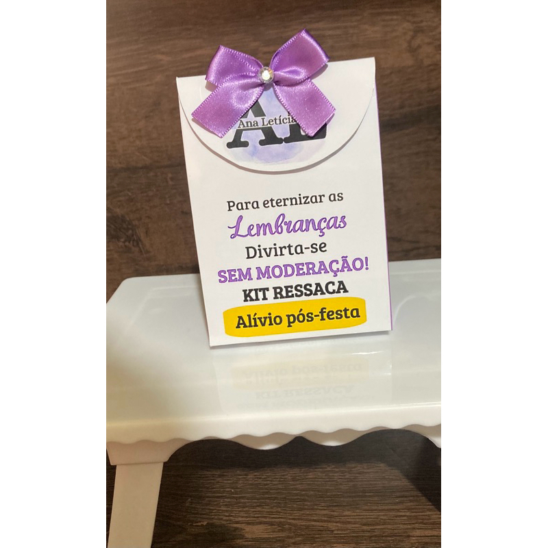 Lembrancinha kit Ressaca - Personalizado Kit Ressaca - kit festa kit ...