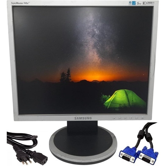 Monitor de 17 Polegadas 3 Meses Garantia Cabo VGA Energia Com ...