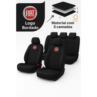 Capa de Banco Automotivo Tecido Palio Uno Siena Idea Argo Cronos Tipo Strada Fiorino Grand Siena em Oferta na Shopee