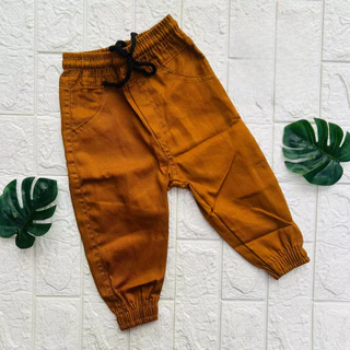 Calça Sarja Jogger Baby Bebe Unissex Menino e Menina 3 meses a 6 anos com Elastico