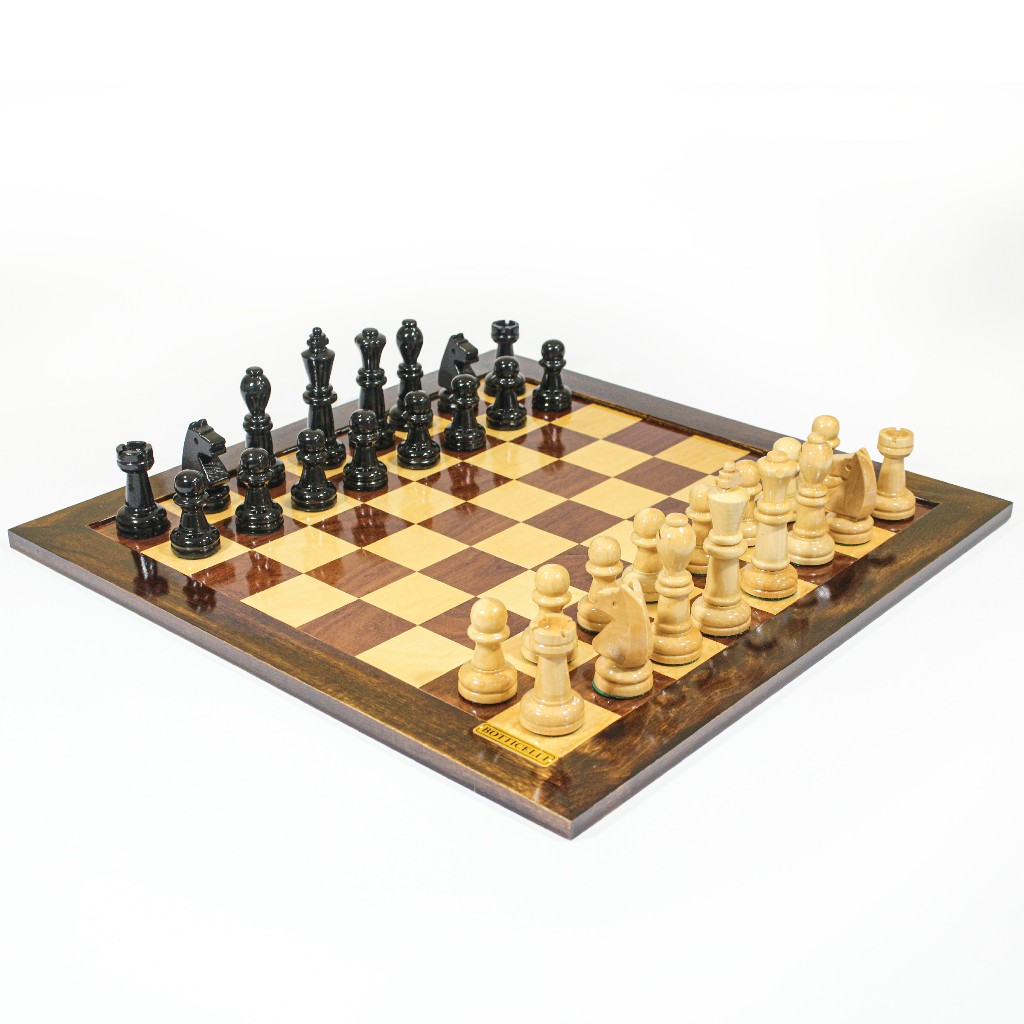 CONJUNTO DE XADREZ OFICIAL - BOTTICELLI - REI COM 10CM