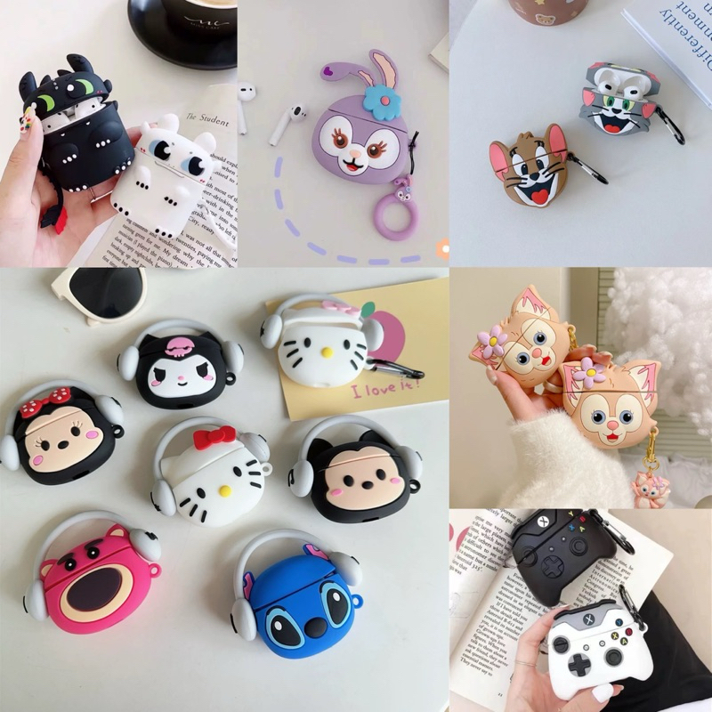 Capa Personalizada Para Fone AirPods 4 Silicone Fofo