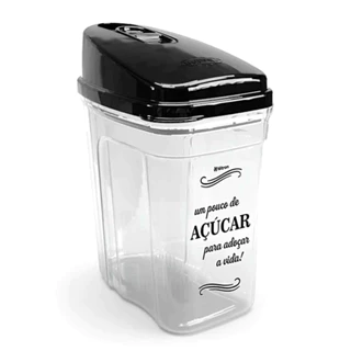 Açucareiro Plástico Com Tampa 836 Ml Nitron em Oferta na Shopee