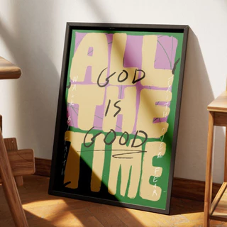Quadro Decorativo Religiosos Com Textos Bíblicos Para Sala, Quarto Ou Escritório - Bondades de Deus No1