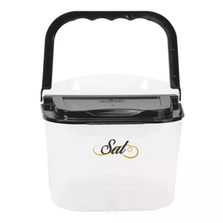 Saleiro de Parede Cozinha Porta Sal Pote Plástico com Alça e Tampa 1Kg Nitron em Oferta na Shopee