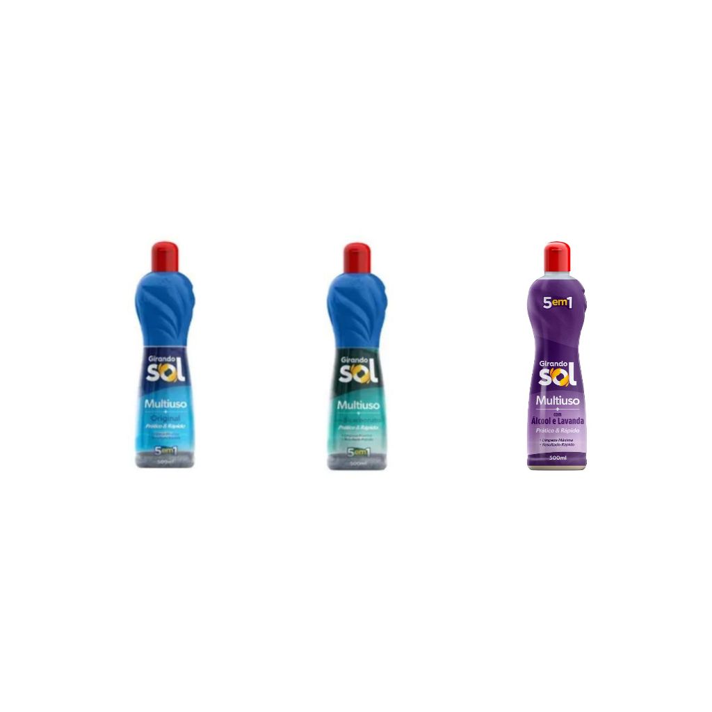 Limpador Multiuso 500 ml (com Bicarbonato, com Álcool e Original
