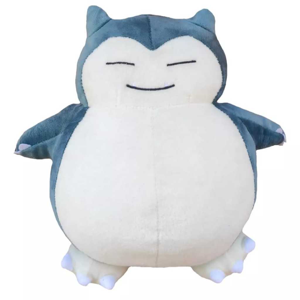 Pelúcia Snorlax Pokémon 29cm Gordinho Gengar Pikachu Antialérgico