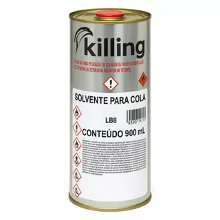 Solvente Killing para Cola 900ml – Poderoso Removedor e Diluente Profissional!