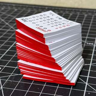 Mini Calendário 2026 em Bloco / 5x5cm / 100 Unidades