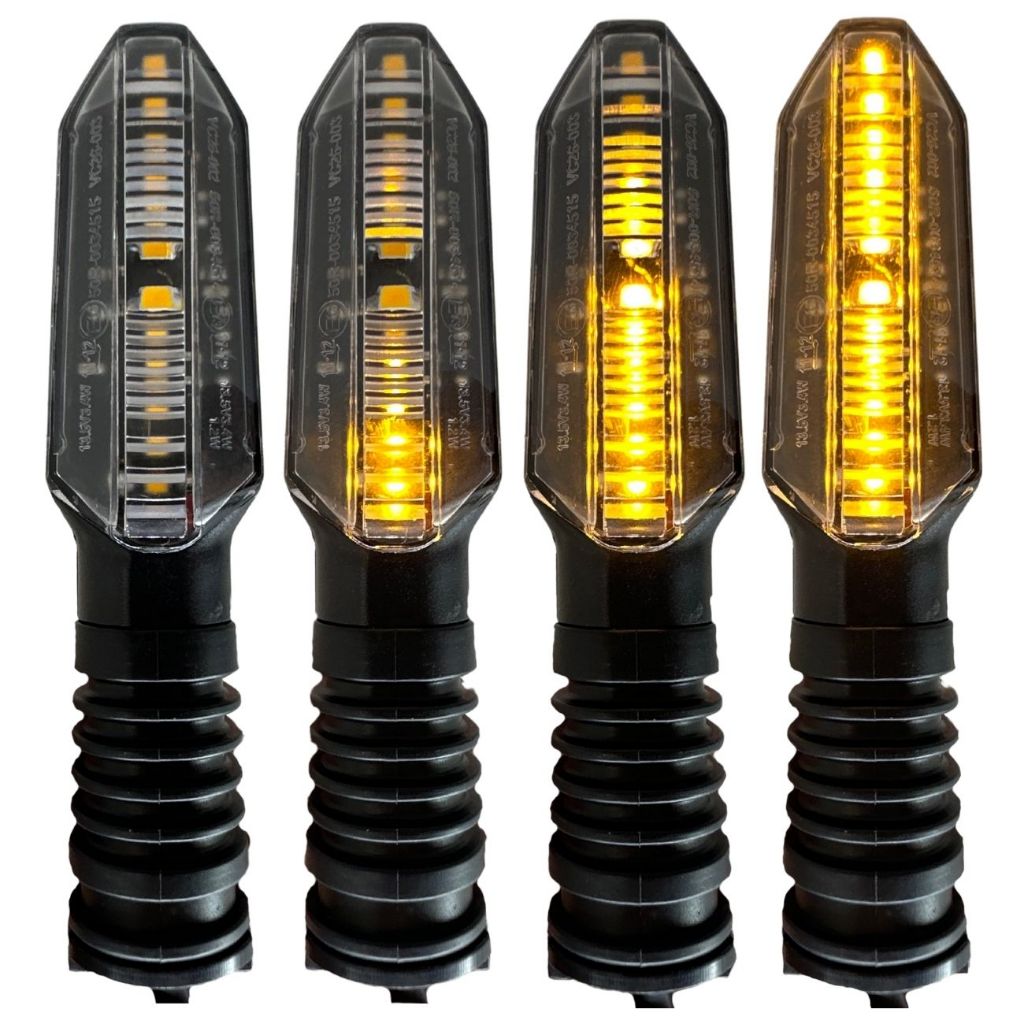 Pisca Fazer 150/250 Led Sequencial Yamaha Xtz Lander Kit 4un