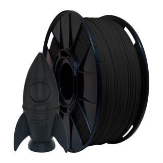 Filamento PLA Premium Preto 1kg 1,75mm - Impressora 3D