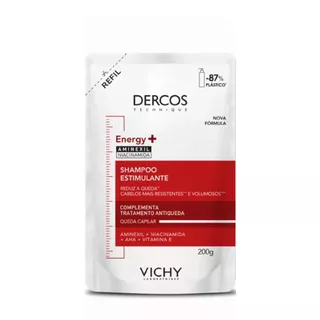 Shampoo Vichy Dercos Energy Antiqueda Refil Com 200g em Oferta na Shopee