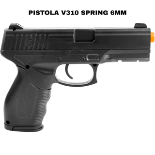 Pistola de Airsoft Spring 24/7 V310 6mm Rossi Vigor + Acessórios Completo