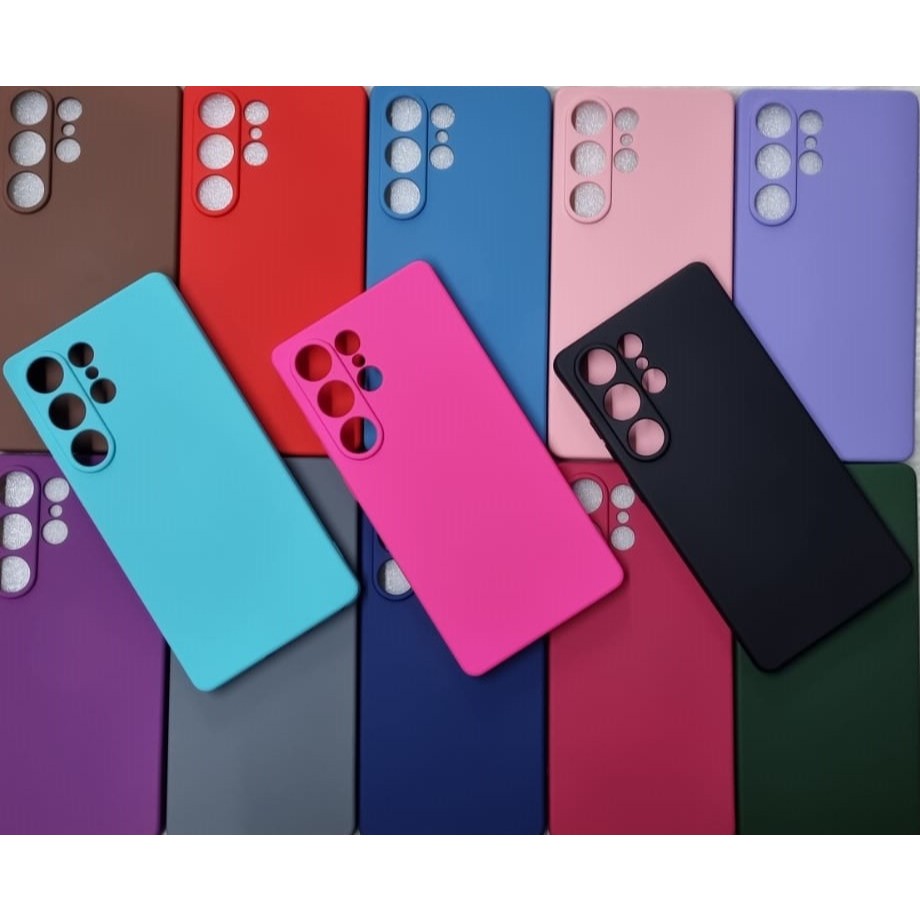 Capa Capinha - S25 ultra - Samsung Silicone Aveludado POR DENTRO
