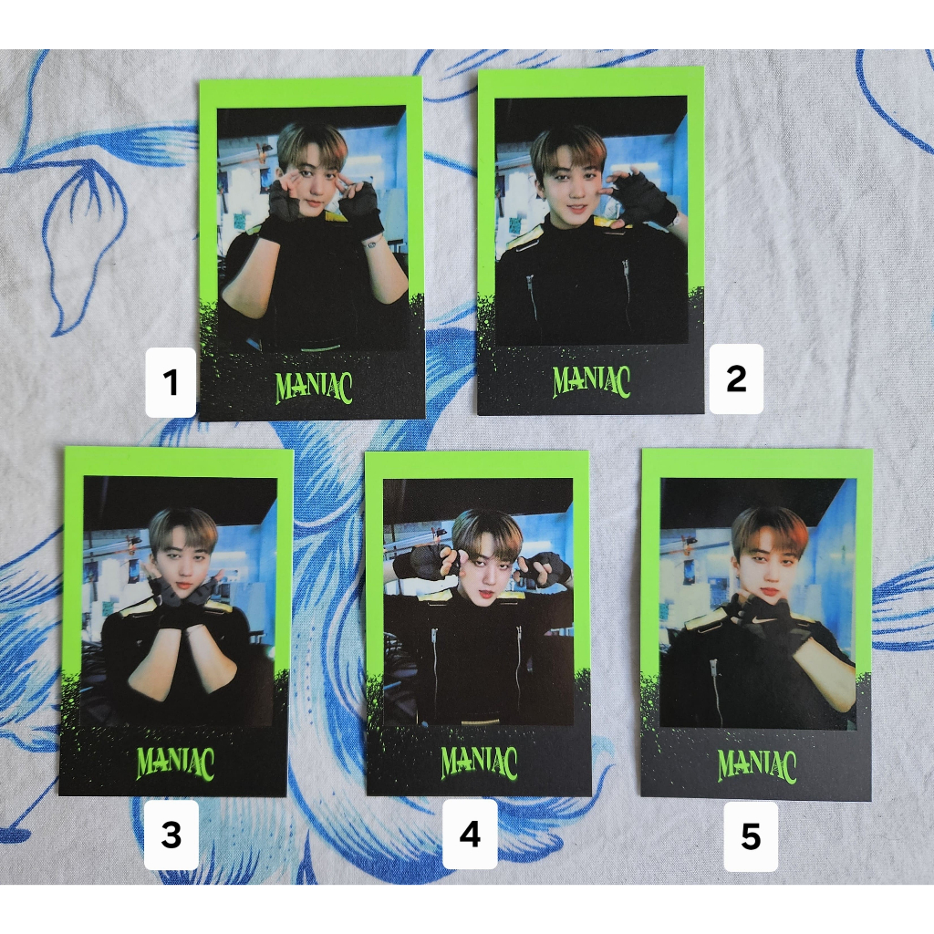 MANIAC TOUR POLAROID OFICIAL - STRAY KIDS CHANGBIN PHOTOCARD