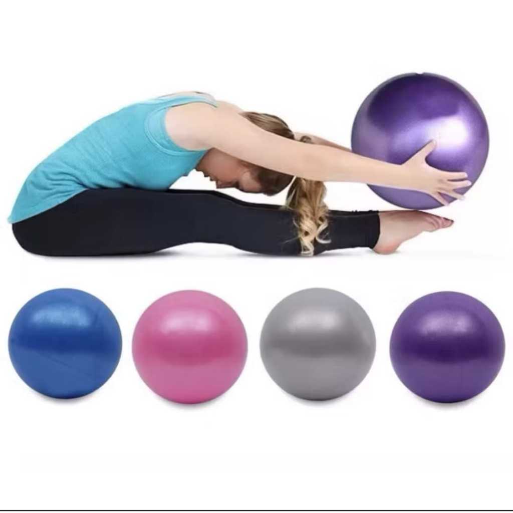 Bola Yoga Pilates - Kit 1 ou 2 bolas 25cm De PVC Exercício Yoga Pilates ...