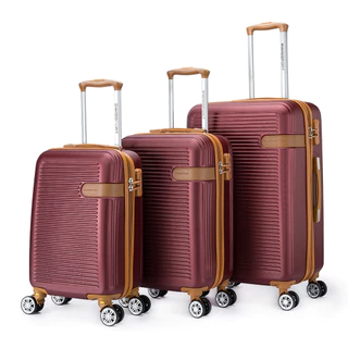 Kit 3 Malas de Viagem Reforçada AntiFurto Policarbonato Espaçosa
